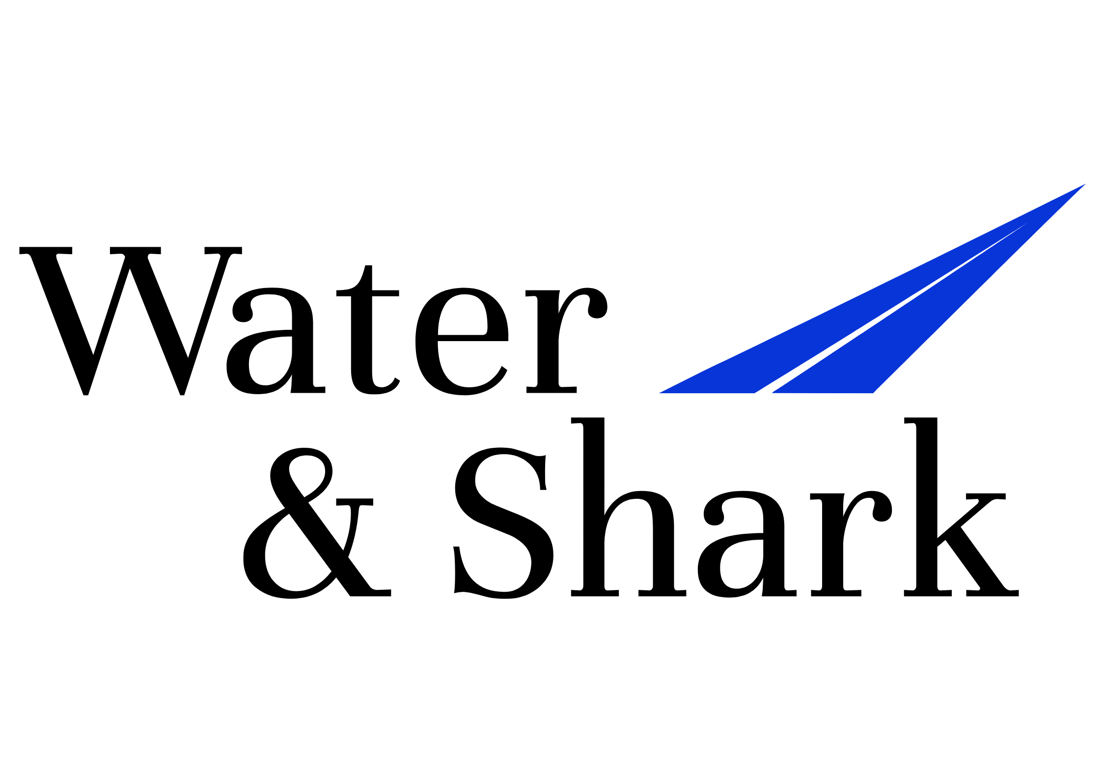 Water and Shark logo